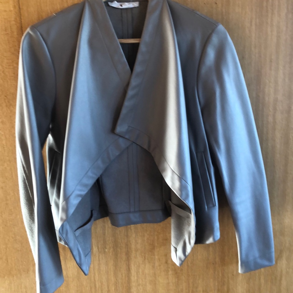 Faux leather jacket